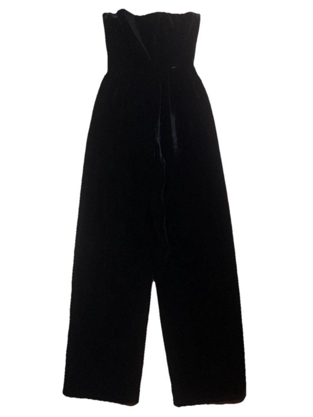Vintage Victoria Royal Ltd Black Velvet Romper Halter Size 8 Whimsigoth RARE